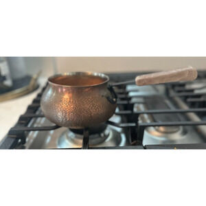Vintage Handarbeit Copper Sauce Pot